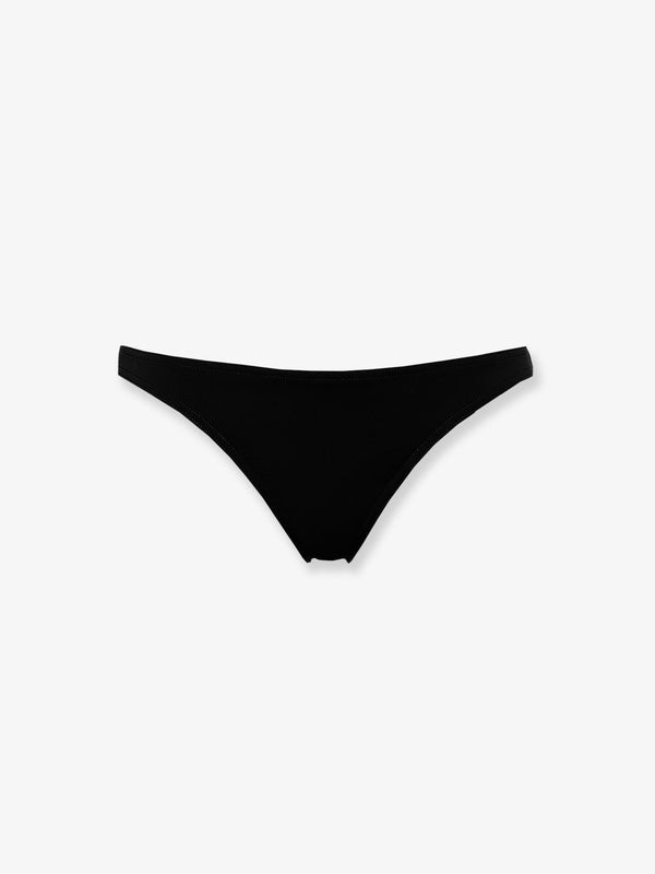 Lycra Bikini Bottom Black Polyamide Swimwear