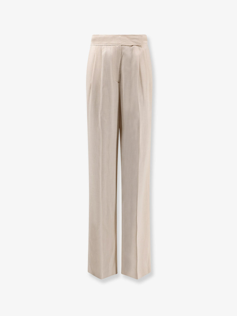 Trousers Viscose Beige