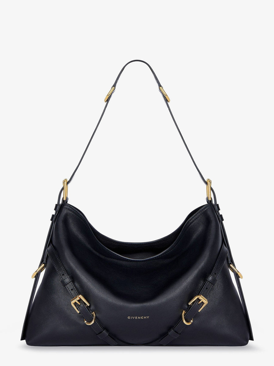 Shoulder Bag Voyou Black Leather