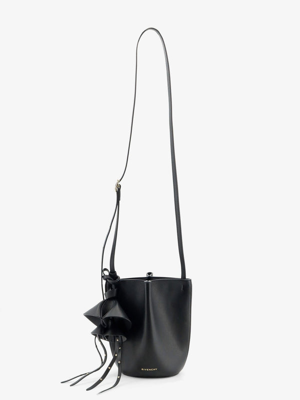 Crossbody Bag Nano Snap Leather Black Shoulder