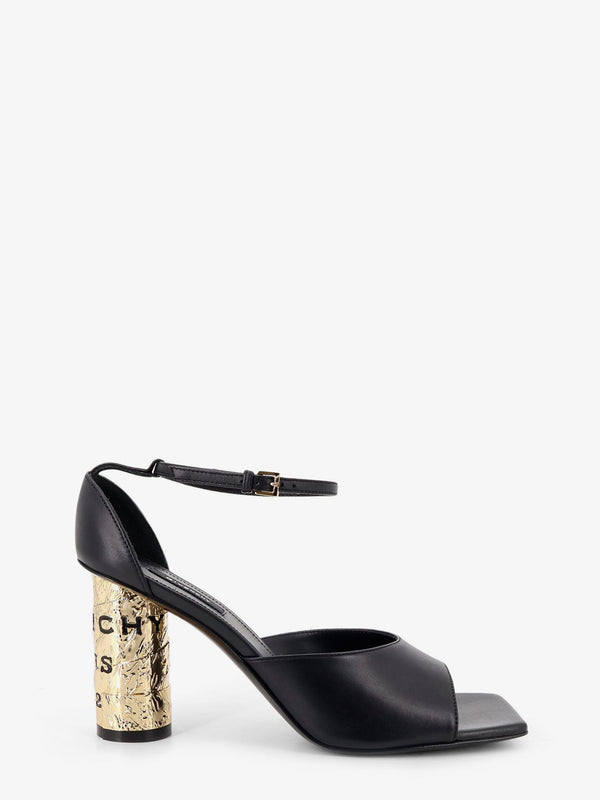 Sandals Tape-Heel Leather Black