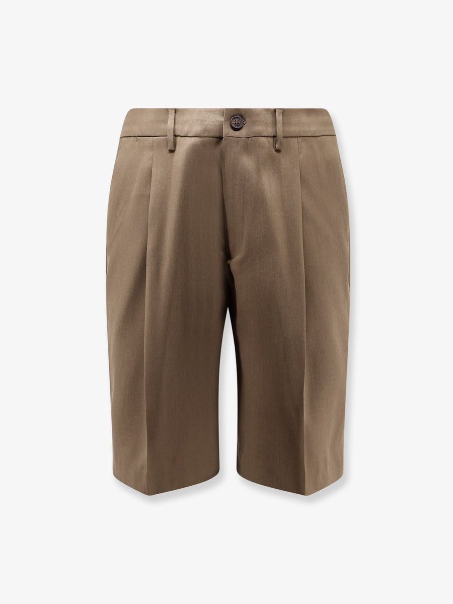 Shorts Virgin Wool Green