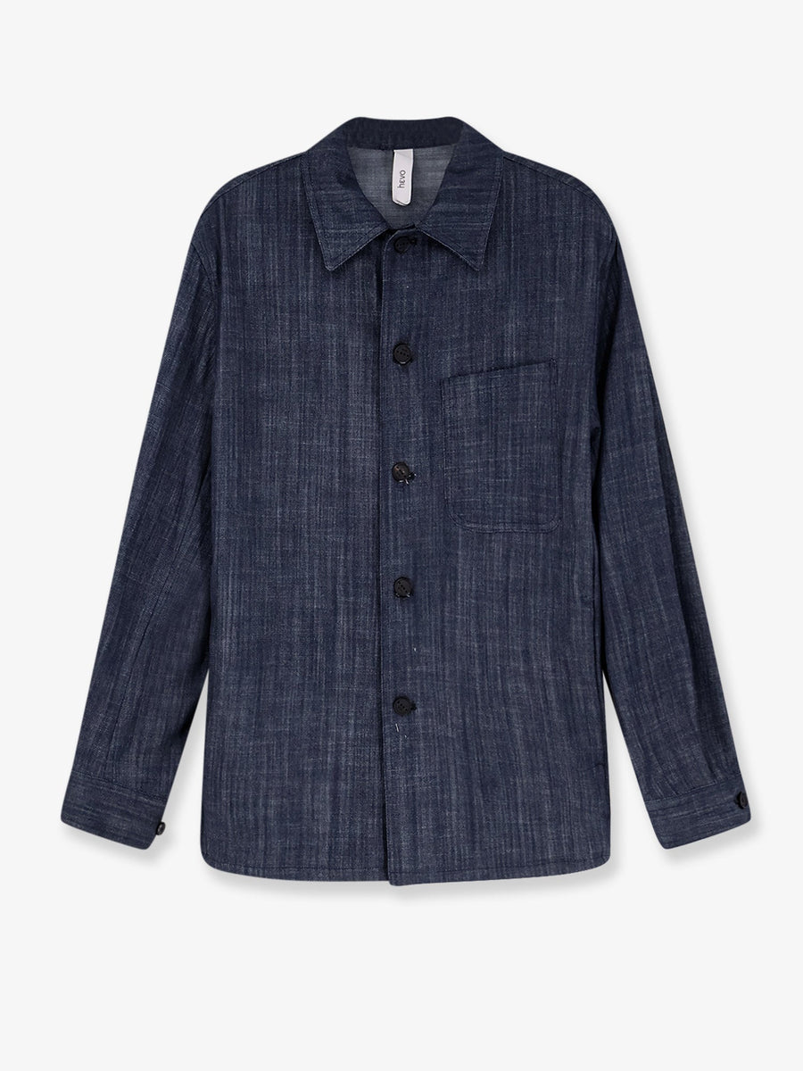 Denim Shirt-Jacket Blue Cotton