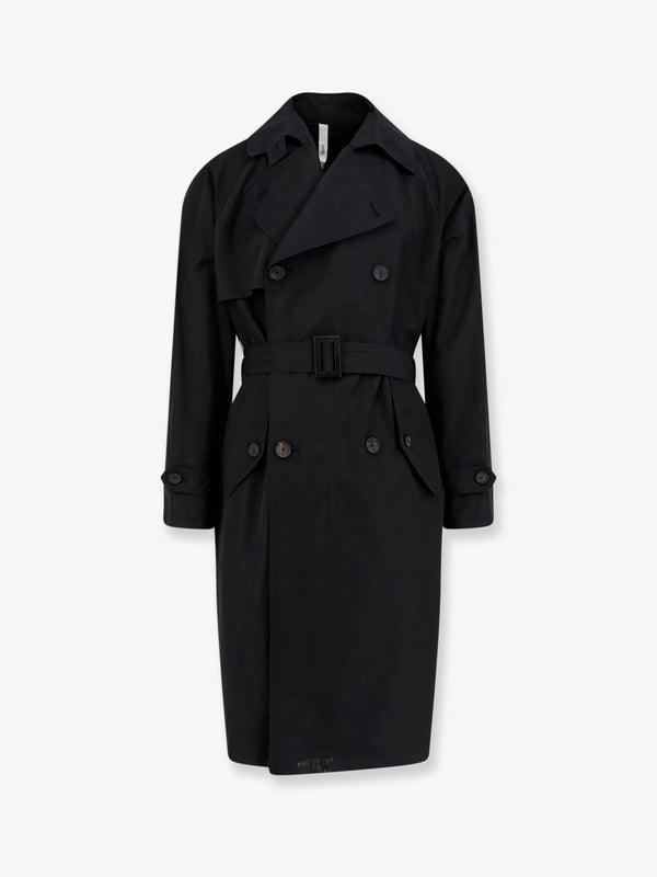 Trench Coat Motolese Polyester-Cotton Black