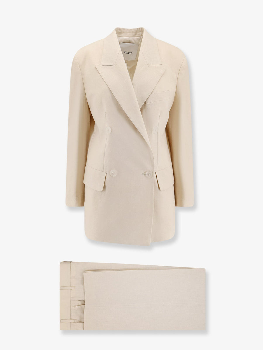 Suit Rocchetta Beige Linen Dress