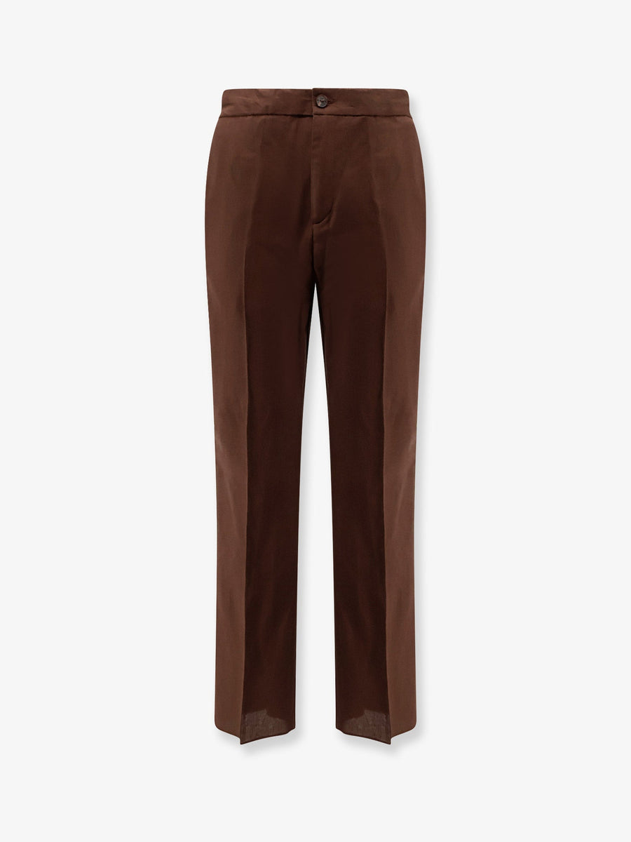 Trousers Brown Linen