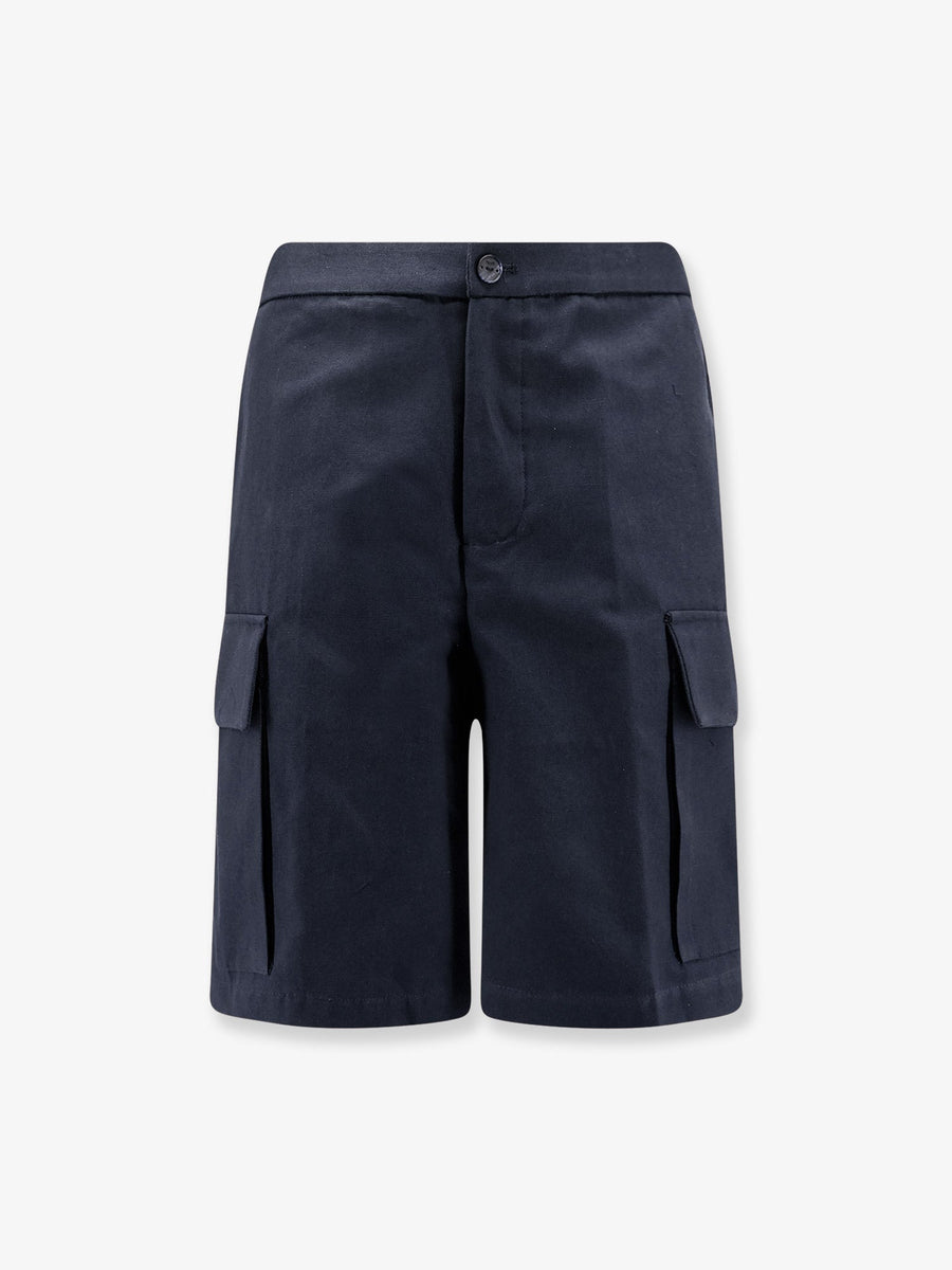 Cotton Bermuda Shorts Blue