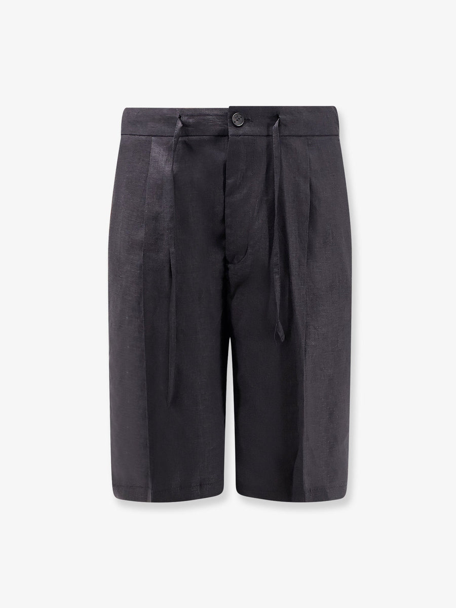 Shorts Torre Lapillo Black Linen