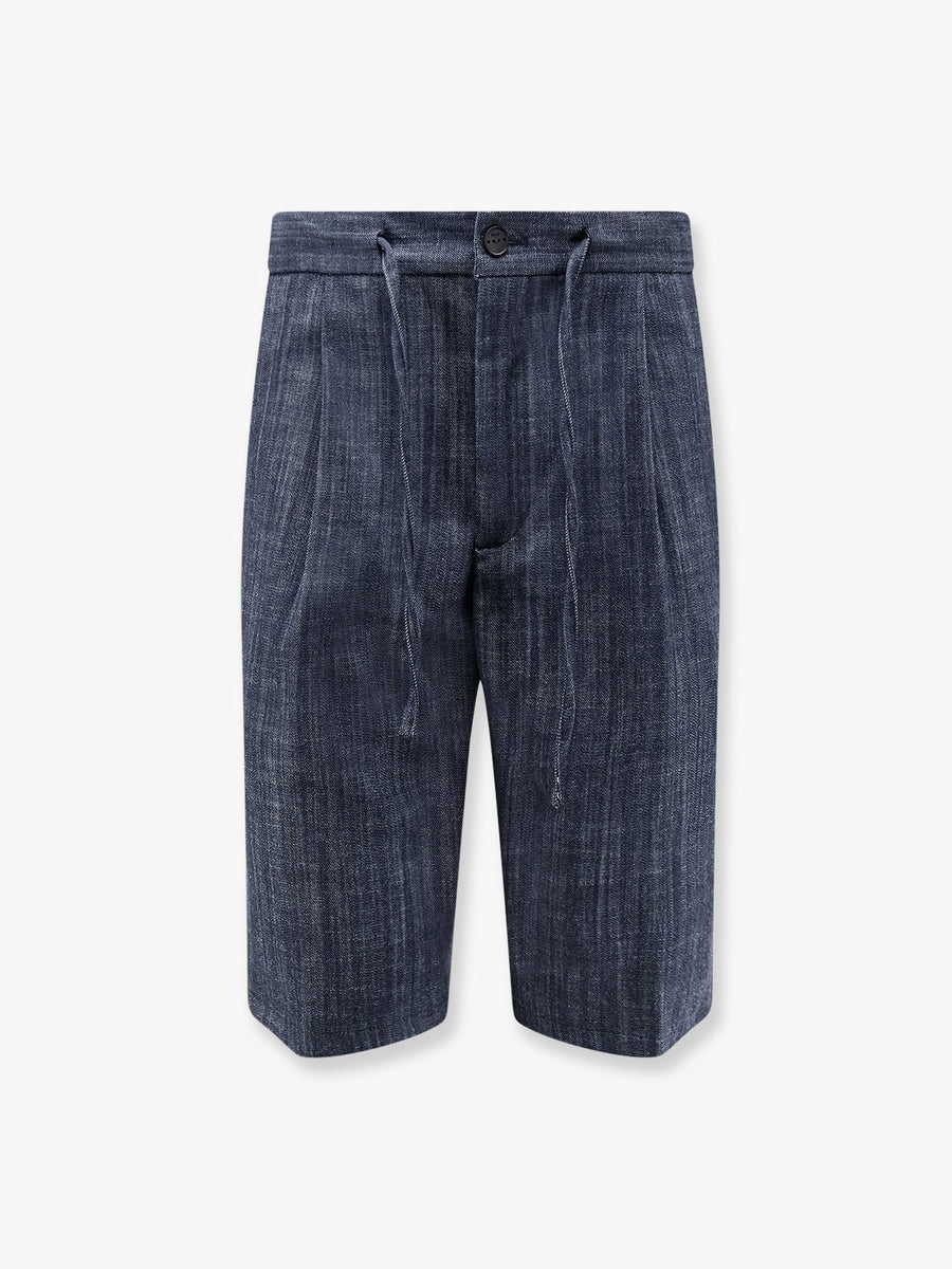 Shorts Torre Lapillo Blue Cotton Blend