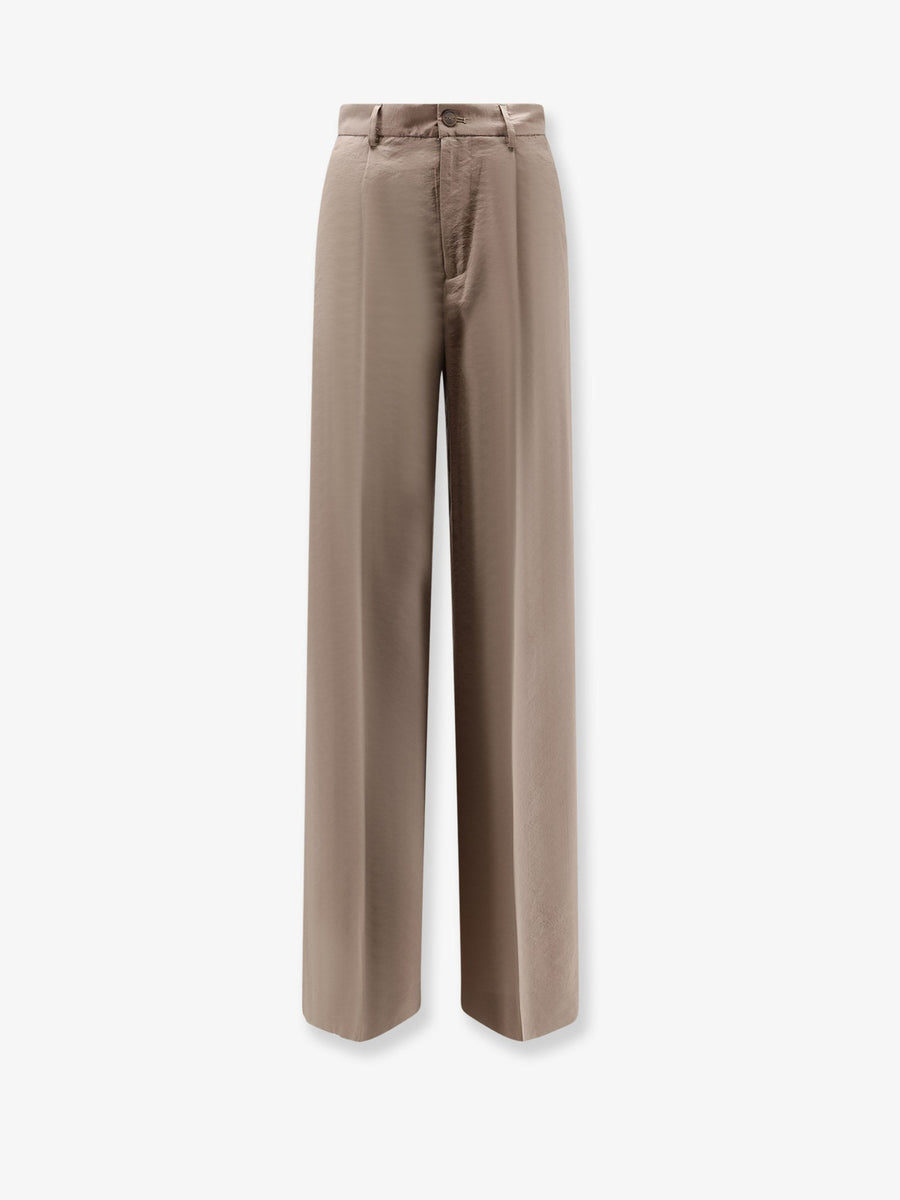 Trousers Torreveneri Beige Modal