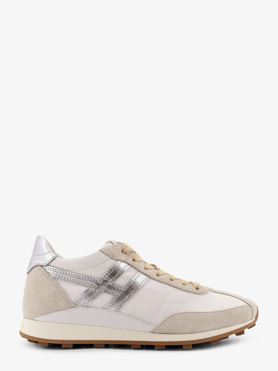 Nylon And Suede Sneakers Grey Nylon/suede Trainers