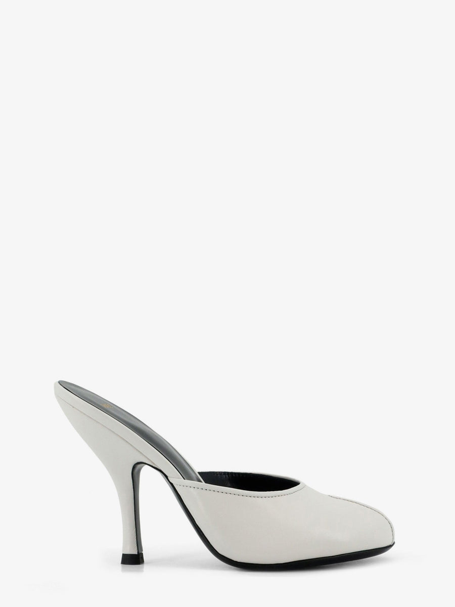 Mule Sandals Leather White