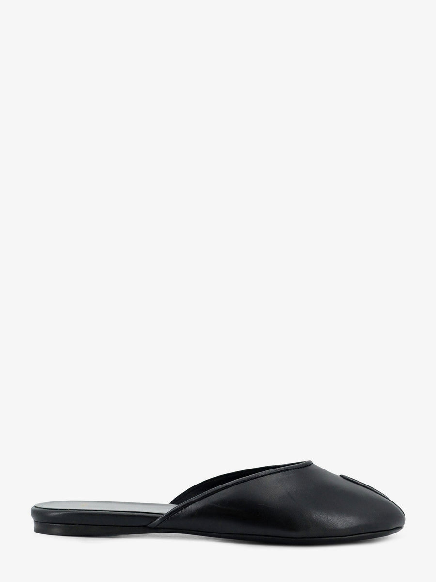 Sandals Date Flat Leather Black