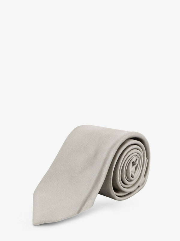 Silk Tie Silver Ties & Bow