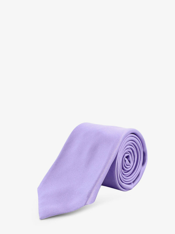 Silk Tie Purple Ties & Bow