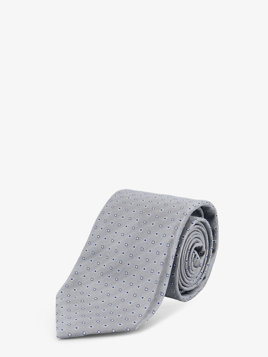 Silk Tie Grey Ties & Bow