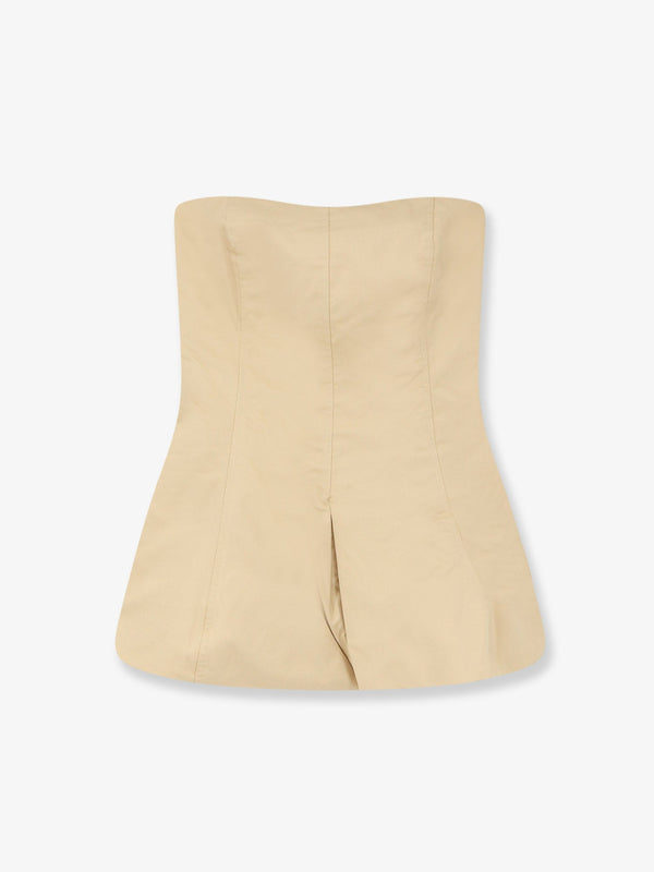 Top Cotton-Silk Blend Beige T-shirts & Jerseys