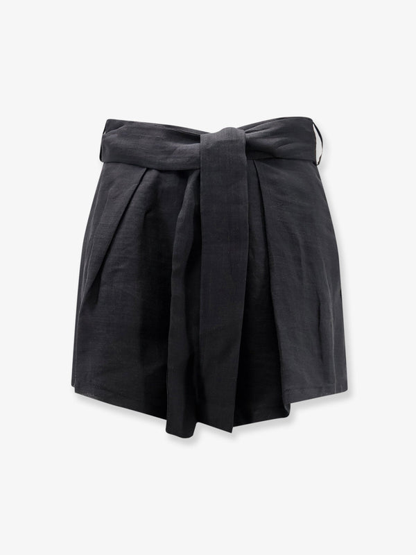 Shorts Dafne Ramie Black