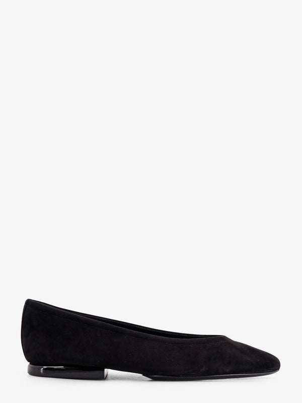 Primula Suede Ballerinas Black Leather Ballerina Shoes