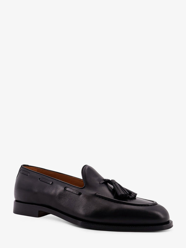 Serge Tassel Leather Loafers Black