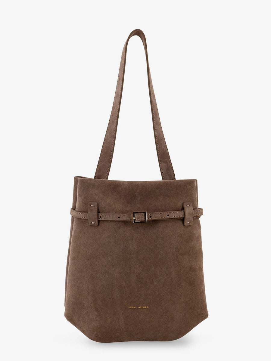 Shoulder Bag Mini Tote Du Jour Suede Grey