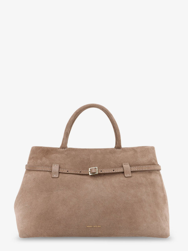 Le Cambon 35 Suede Shoulder Bag Grey