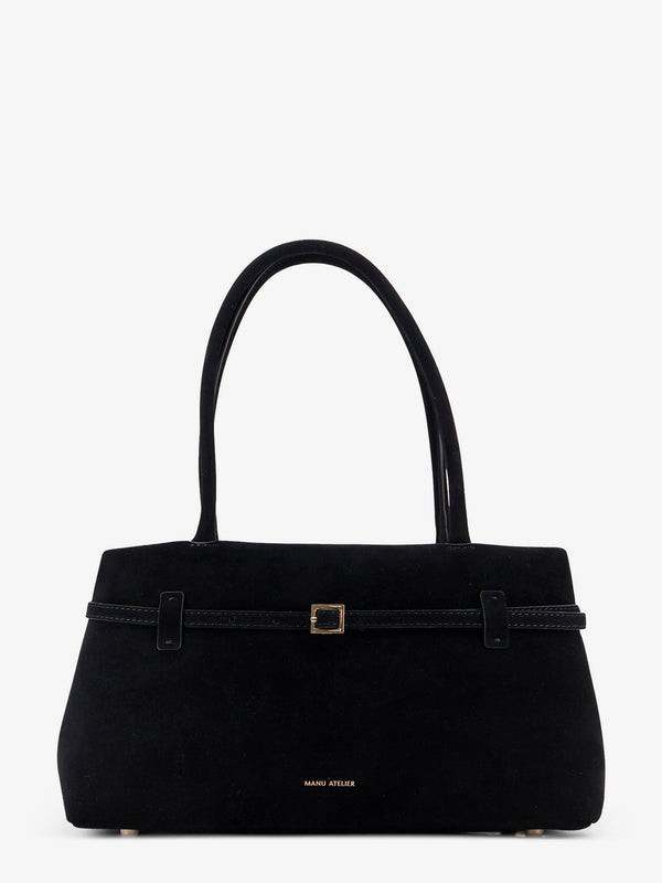 Shoulder Bag Le Cambon Suede Black