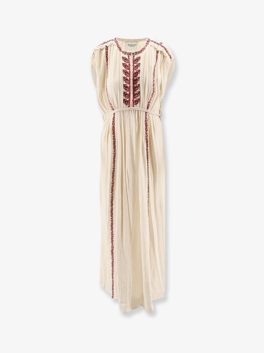 Long Dress Liviane Beige Cotton