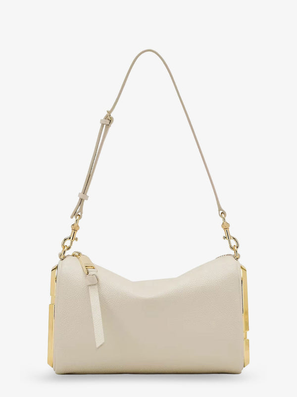 Shoulder Bag Snapshot Hammered Leather Beige