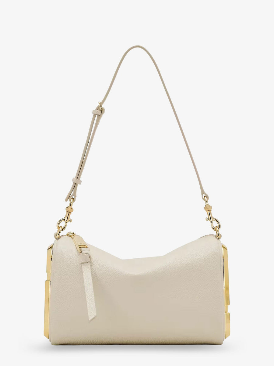 Shoulder Bag Snapshot Hammered Leather Beige