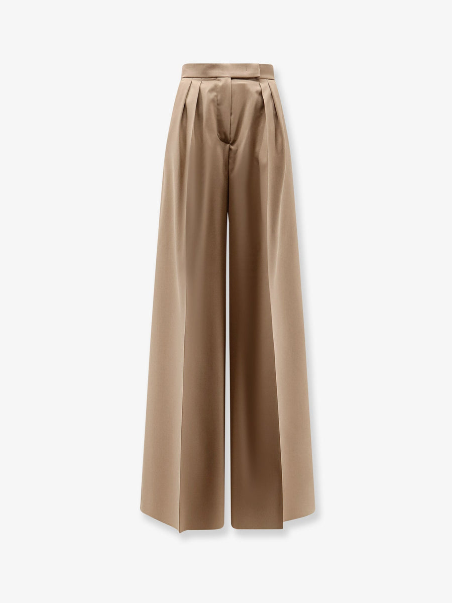 Virgin Wool Quorum Trousers Beige