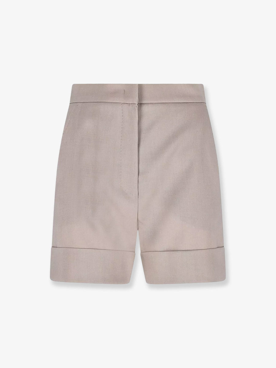 Bermuda Shorts Virgin Wool And Mohair Pink