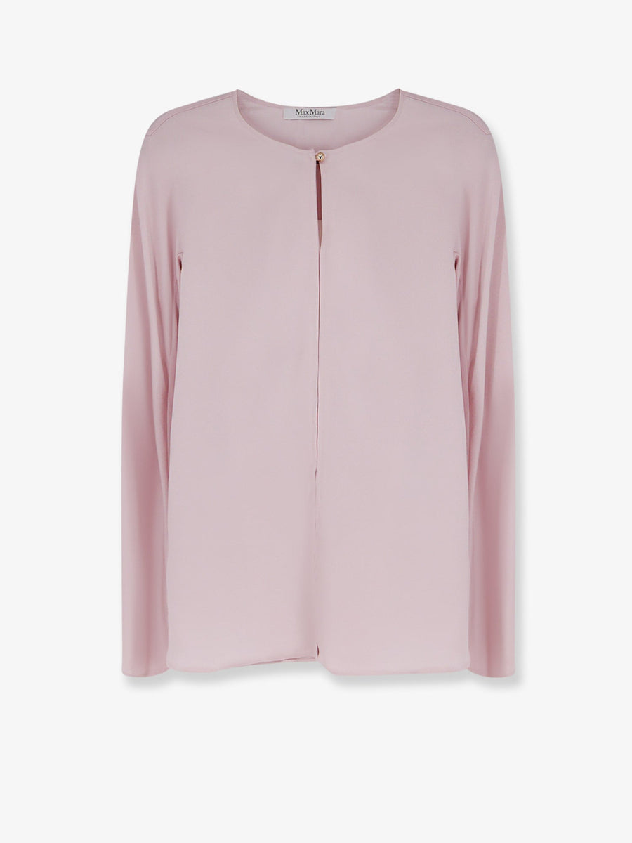 Stretch Silk Shirt Pink