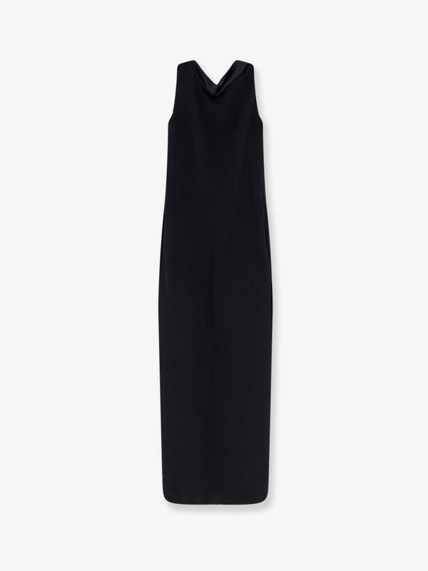 Long Dress Black Triacetate