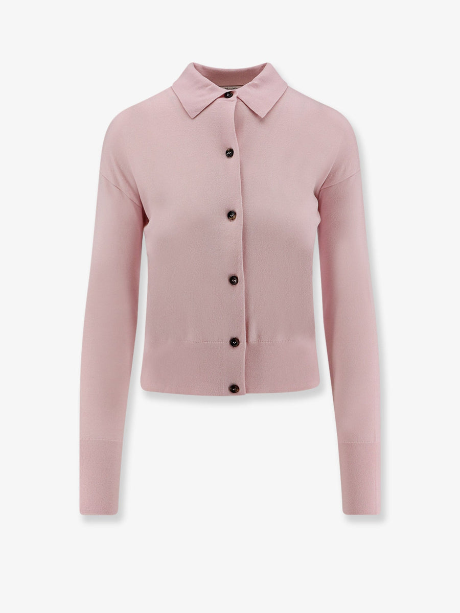 Wool Blend Cardigan Pink
