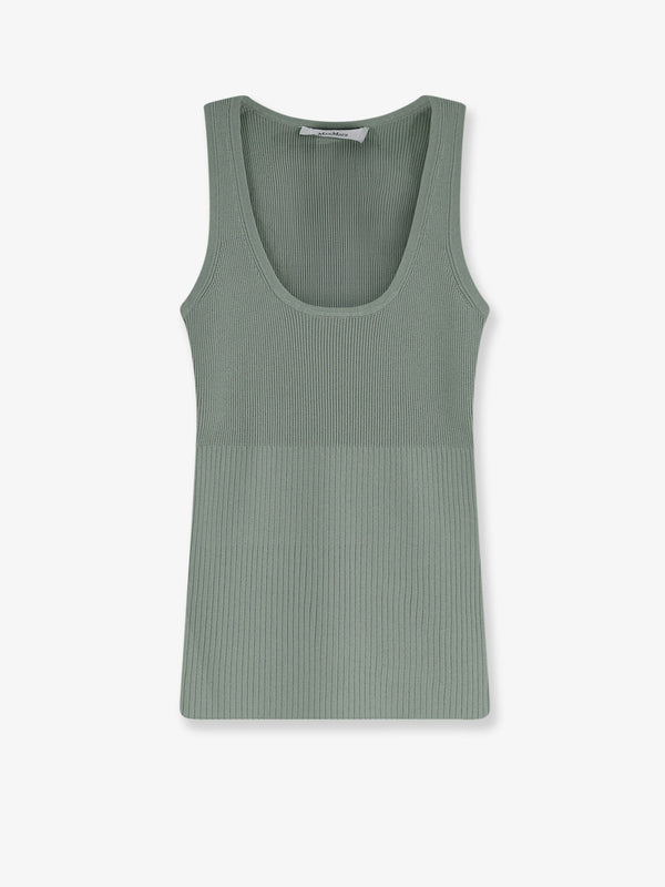 Tank Top Green Viscose T-shirts & Jerseys