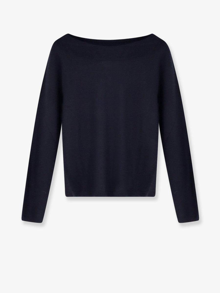 Cashmere Sweater With Removable Band Blue