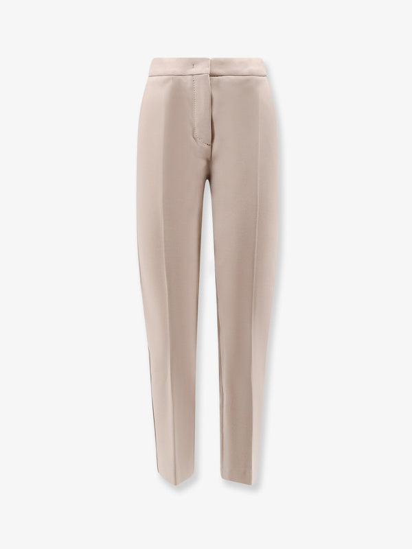 Pegno Trousers Beige Viscose