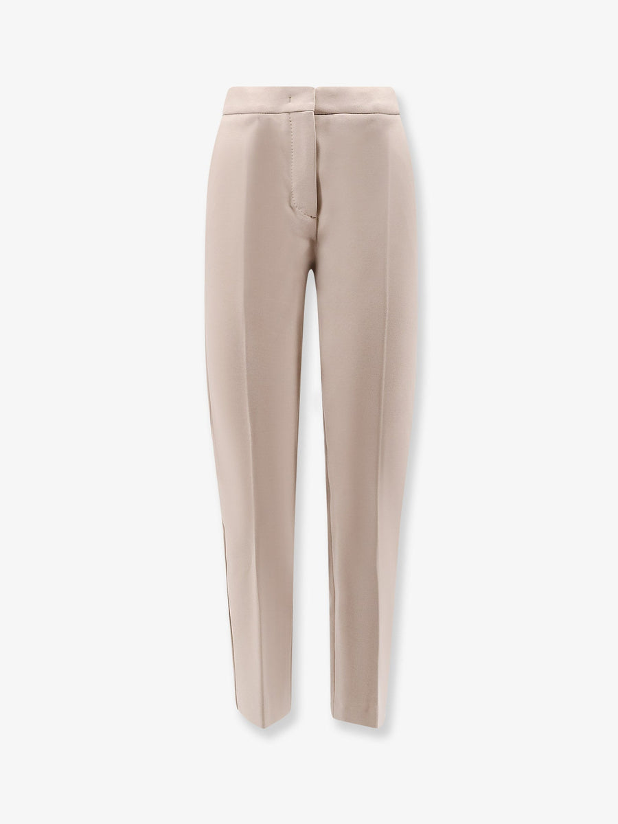Pegno Trousers Beige Viscose