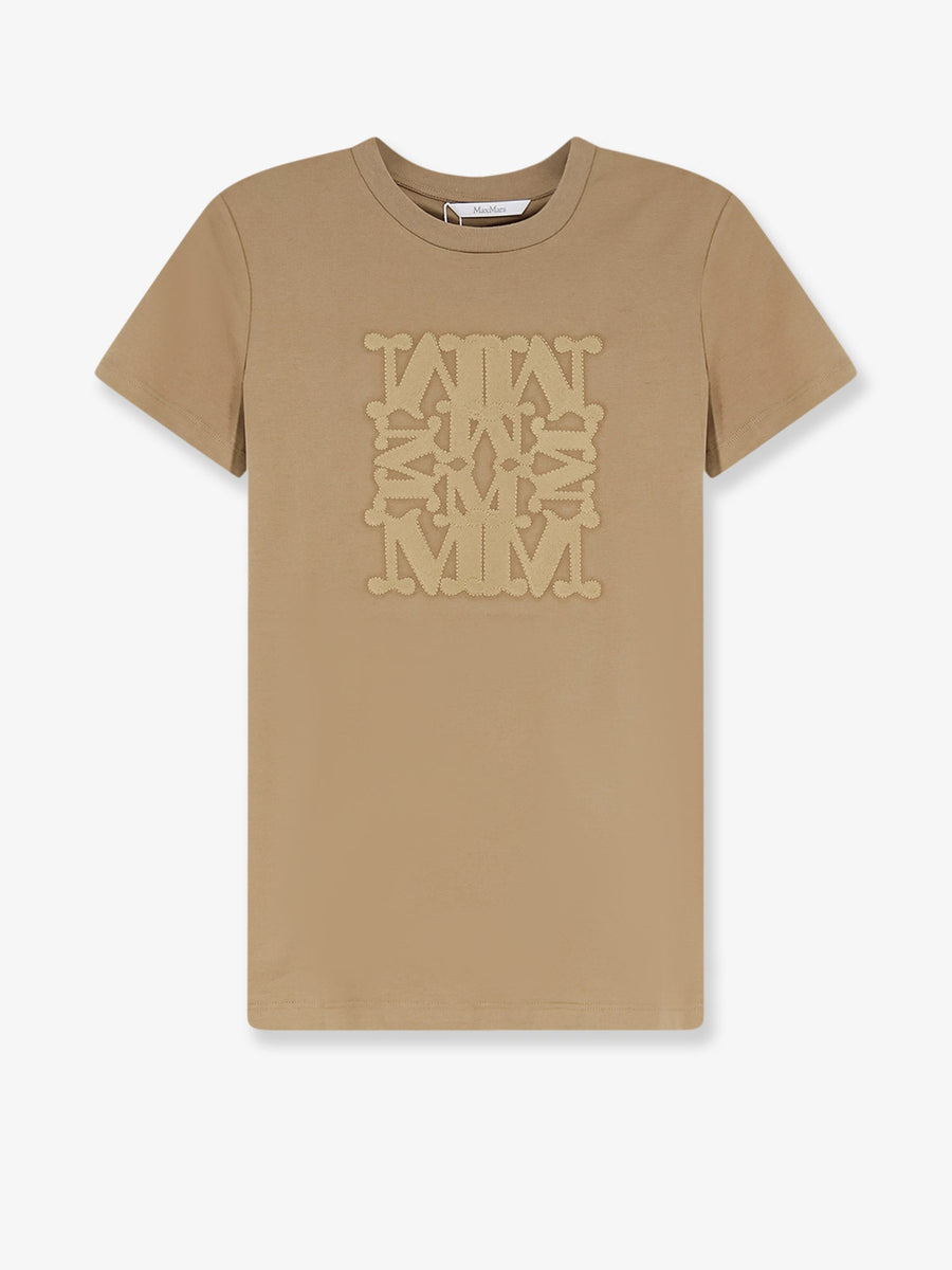 T-Shirt Mxmgiovane Beige Cotton T-shirts & Jerseys