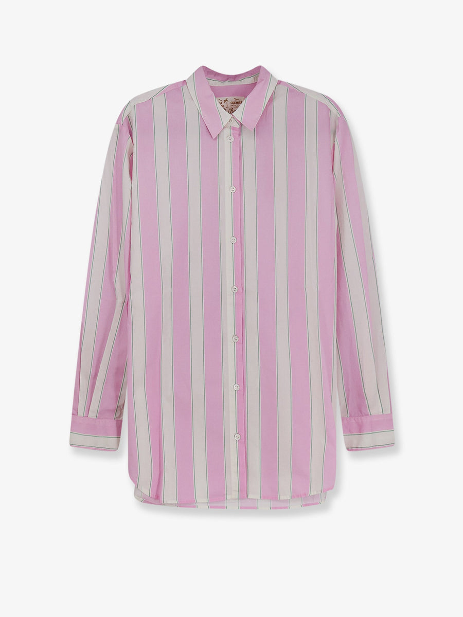Shirt Brigitte Pink Striped Cotton