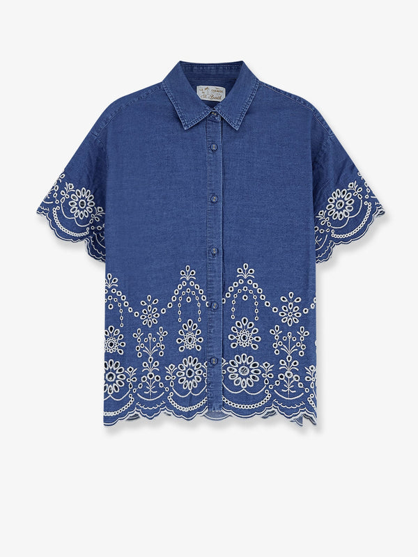 Cotton Shirt Clementine Blue