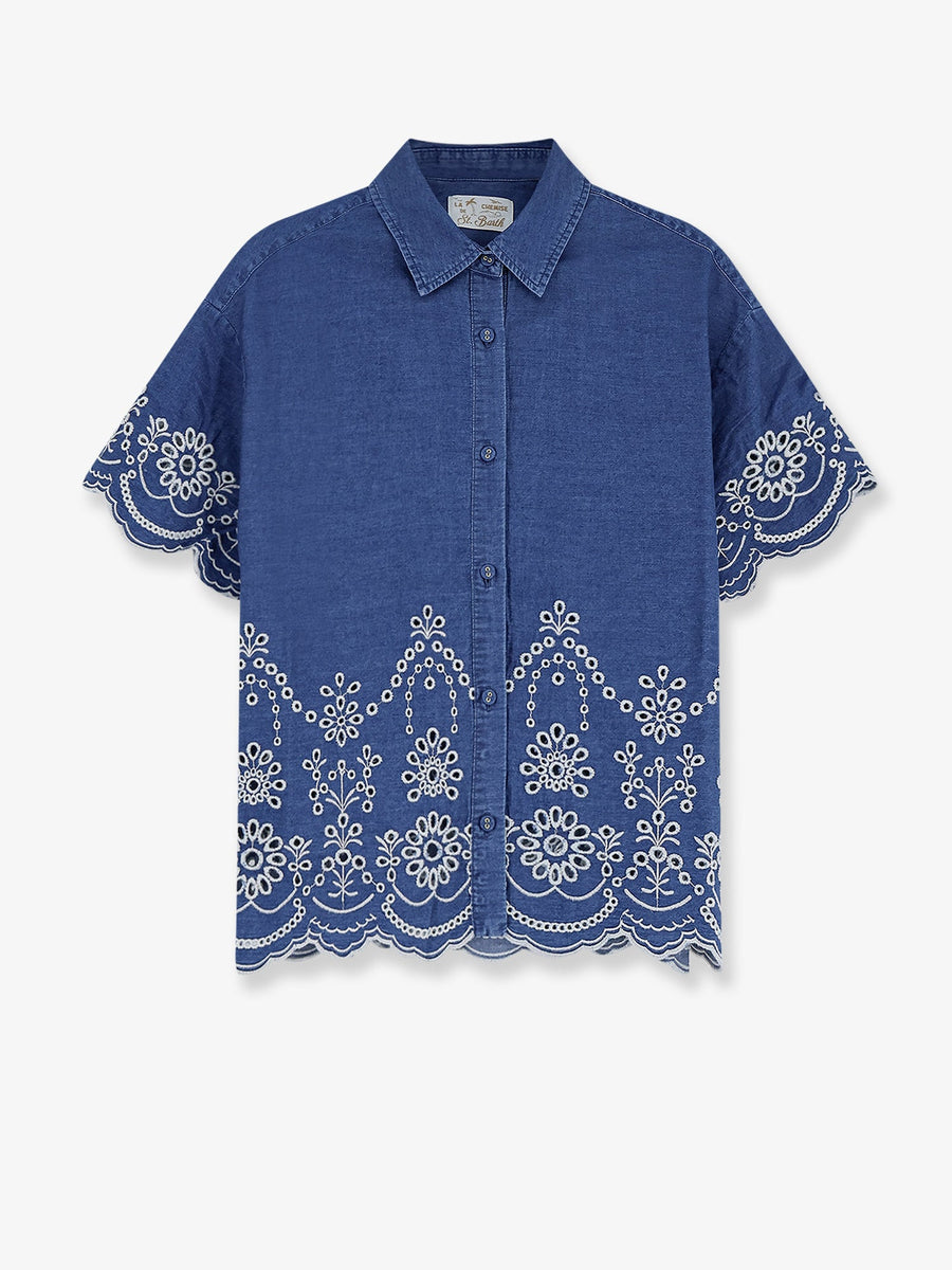 Cotton Shirt Clementine Blue