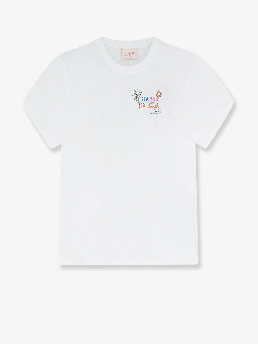 T-Shirt Emilie Cotton White T-shirts & Jerseys