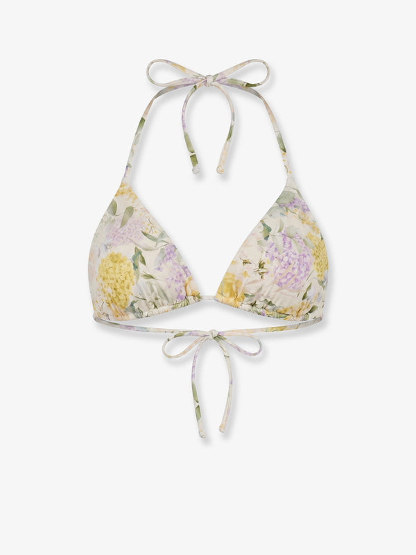 Bikini Top Leah Yellow Polyamide Swimwear