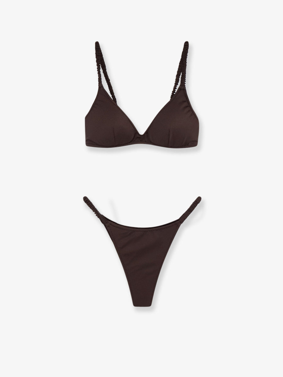 Nylon Bikini Moana Brown Polyamide Swimwear