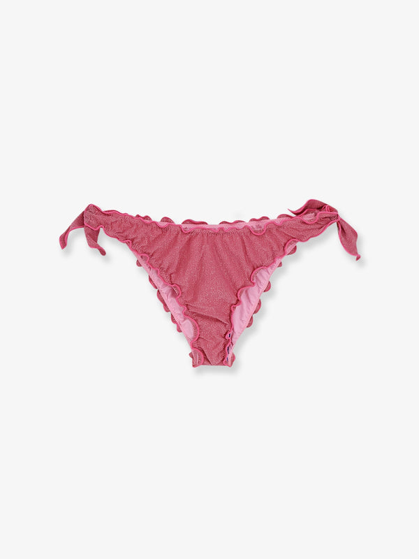 Bikini Bottoms Pink Viscose Swimwear