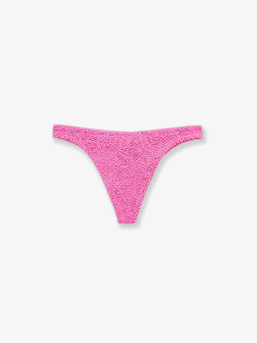 Bikini Bottom Pink Polyamide Swimwear