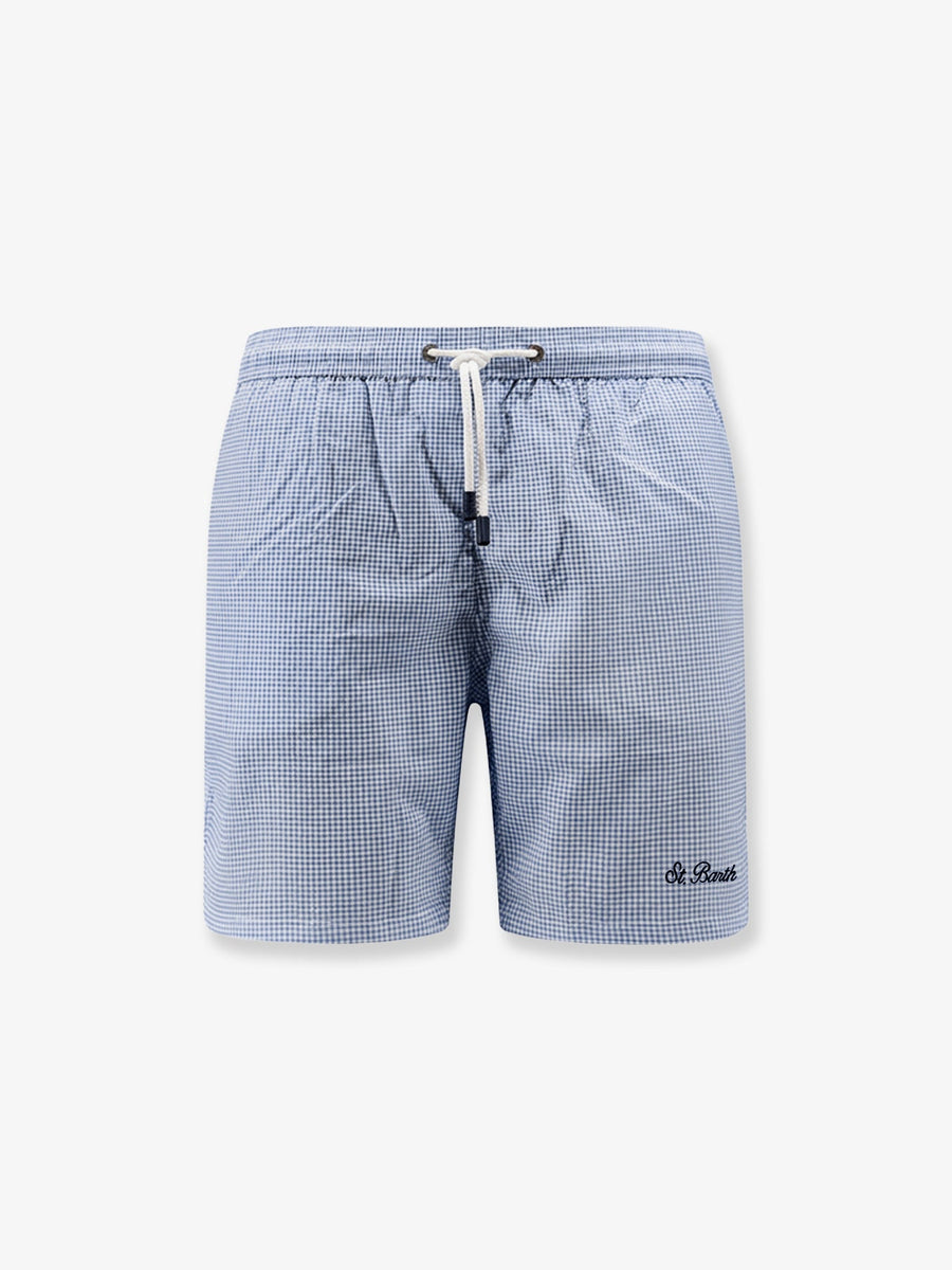 Nylon Swim Shorts Blue Polyester
