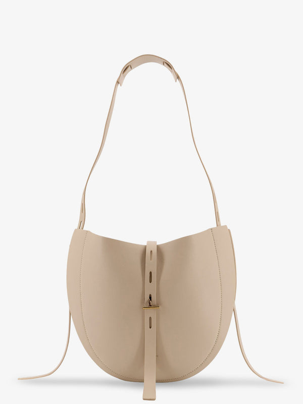 Leather Crossbody Bag White Shoulder